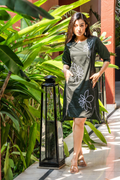 Forest Petal Form Dress