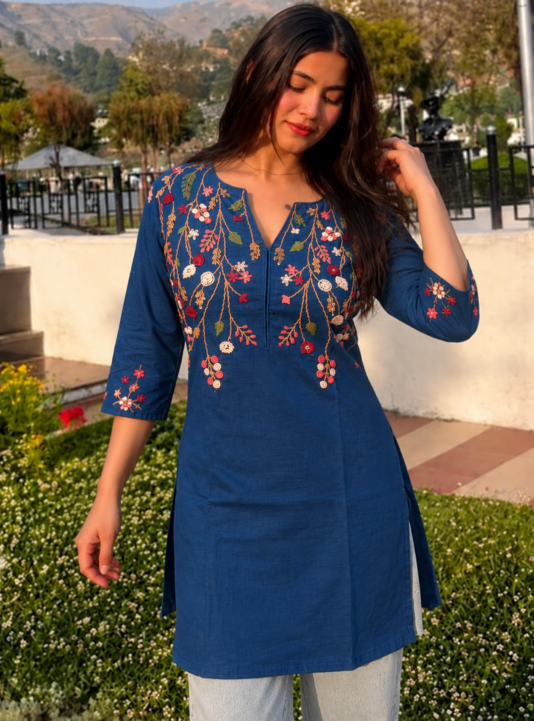 Short Kantha Kurti