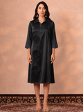 Black Rosette Reverie Dress