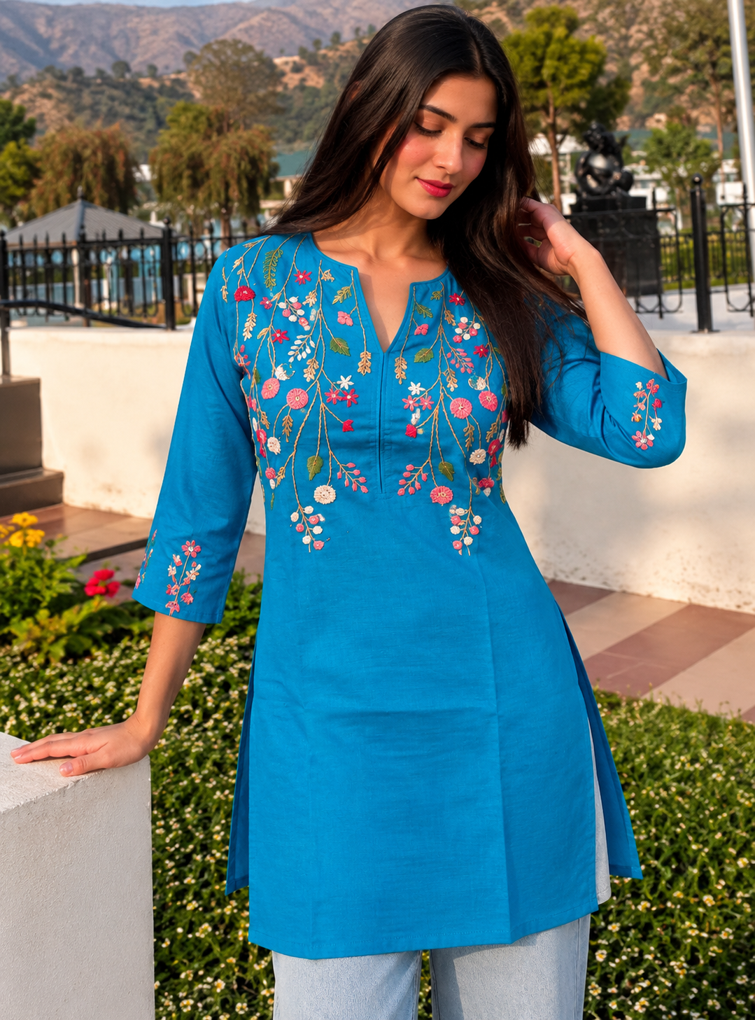 Short Kantha Kurti