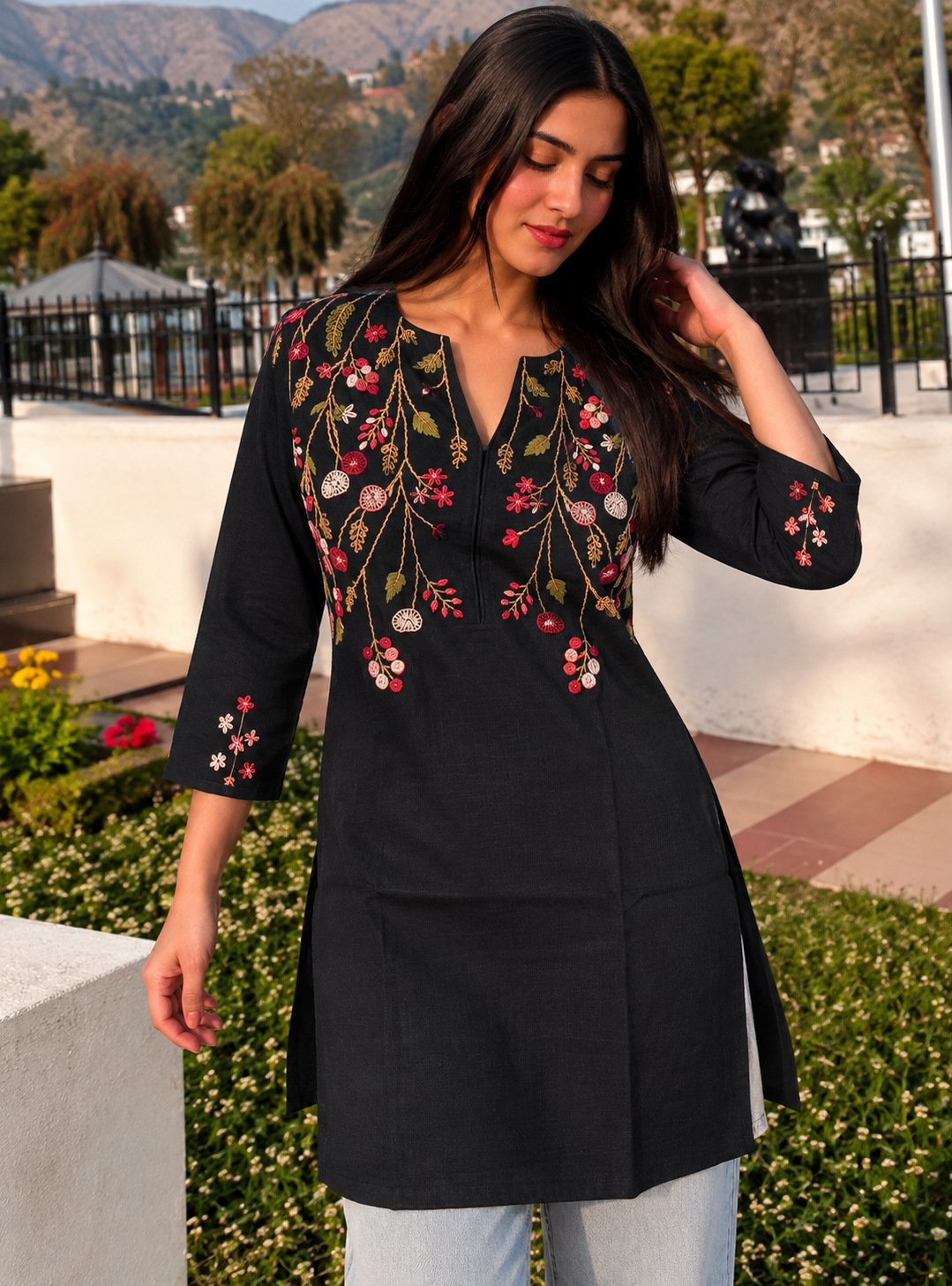 Short Kantha Kurti