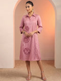 Berrypink Rosette Reverie Dress