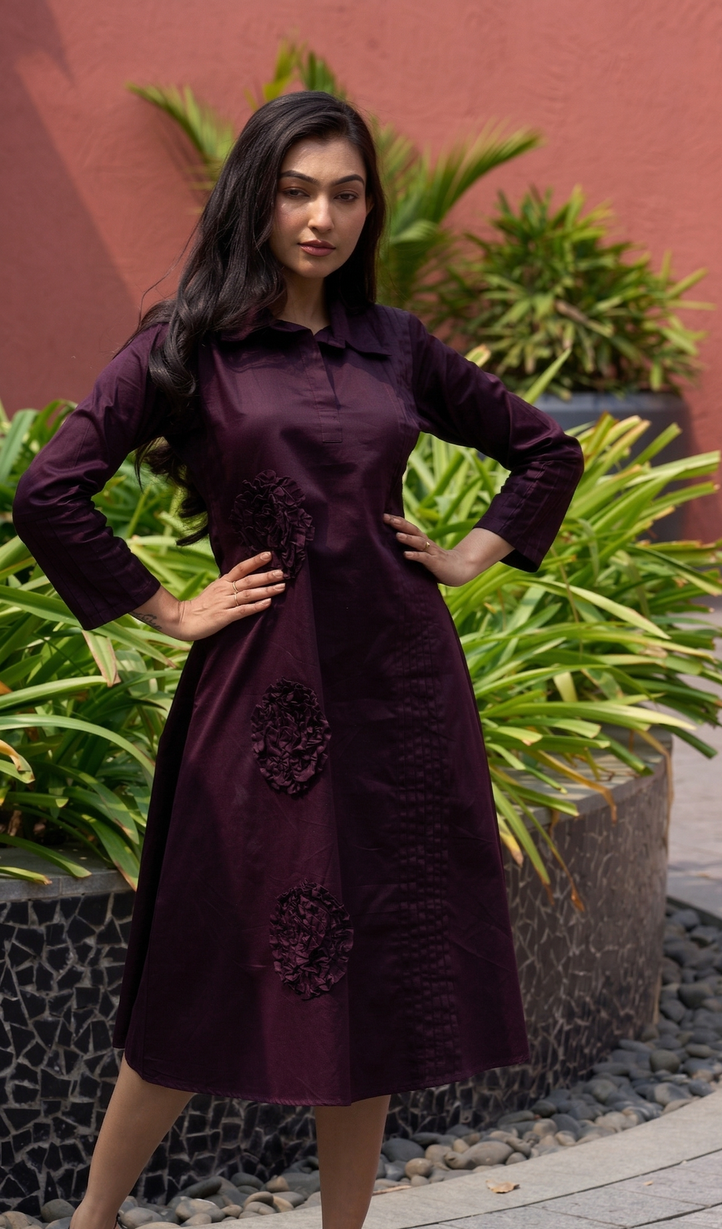 Three Flower Dress
