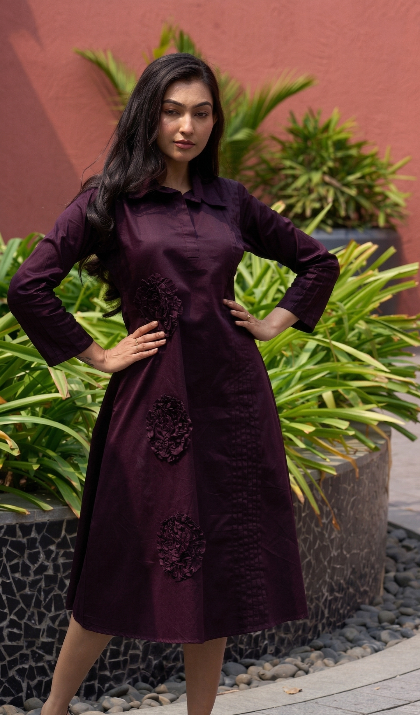 Three Flower Dress