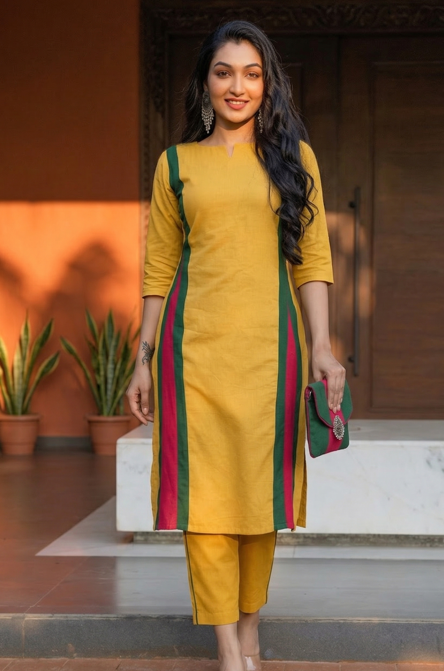 Brazilian Panel Kurti