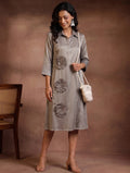 Cocoa Rosette Reverie Dress