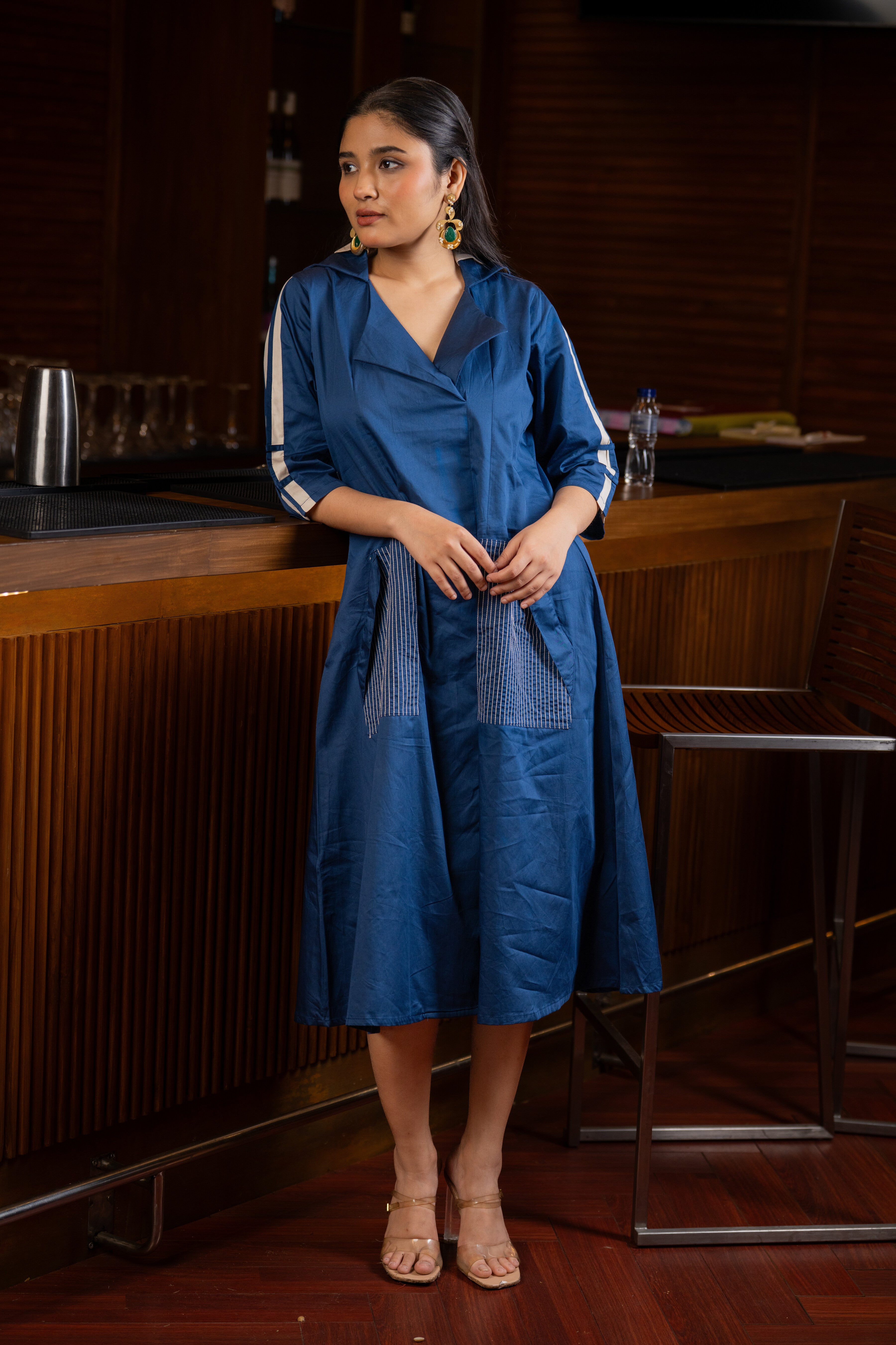 Sapphire Blue Sway Dress