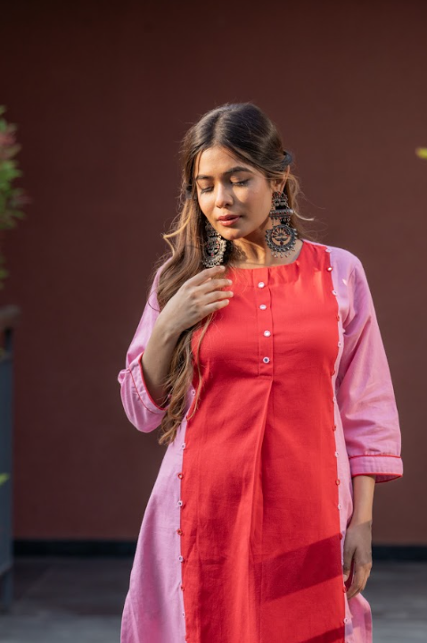 Layerline Kurta Set