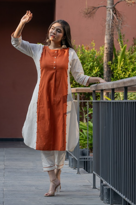 Layerline Kurta Set