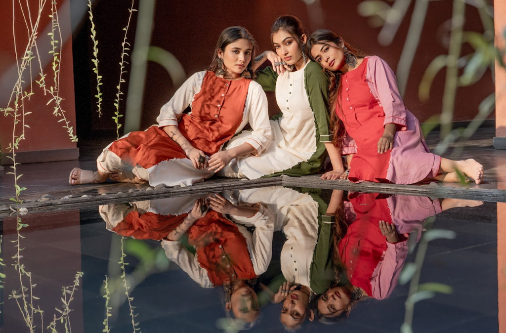 Layerline Kurta Set