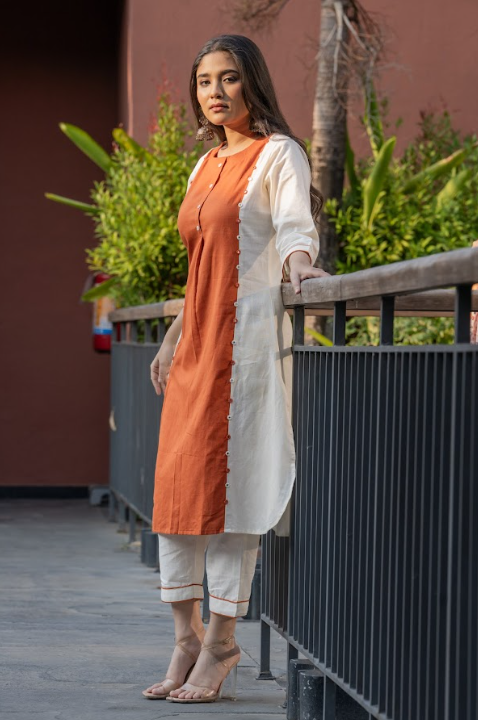 Layerline Kurta Set